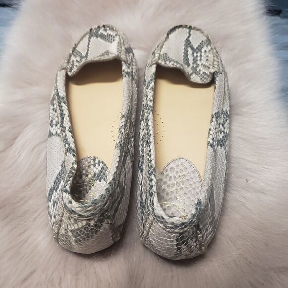 Cole Haan Cary snakeskin embossed leather loafer - Picture 3 of 4